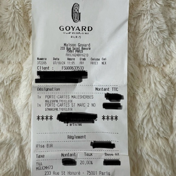 AUTHENTIC Goyard St Marc 2 Card Holder (Bought in Paris Oct 2024) - Picture 13 of 13